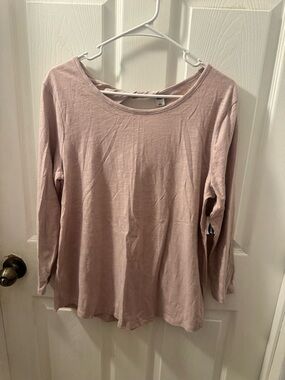 Old Navy Dusty Pink 3/4-Sleeve Women's Tee